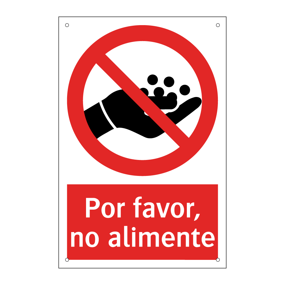 Por favor, no alimente