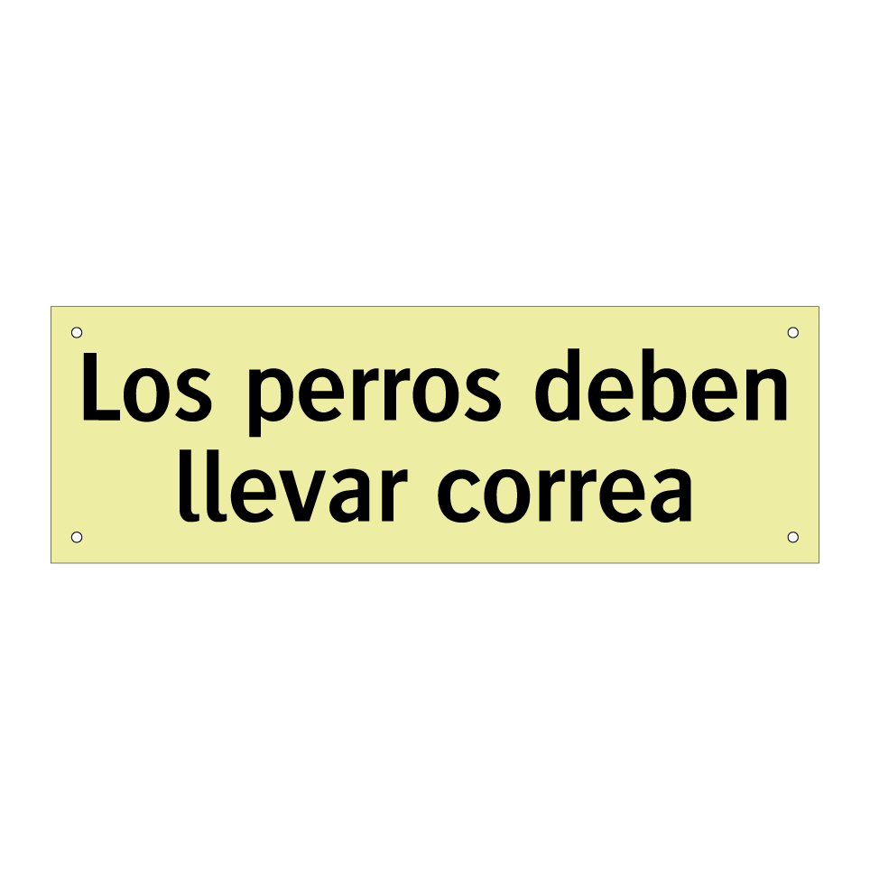 Los perros deben llevar correa