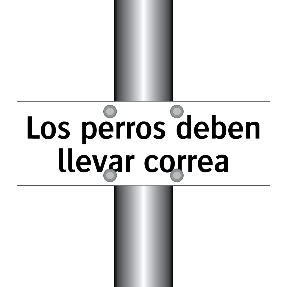 Los perros deben llevar correa