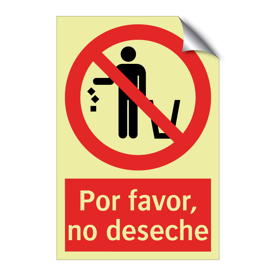 Por favor, no deseche