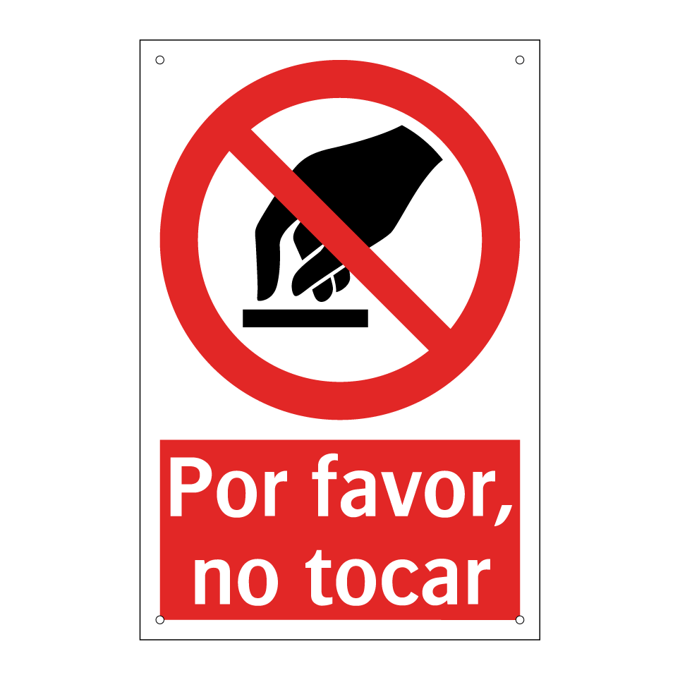 Por favor, no tocar