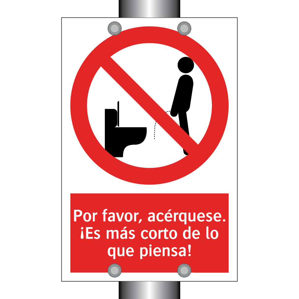 Por favor, acérquese. ¡Es más corto de lo que piensa!
