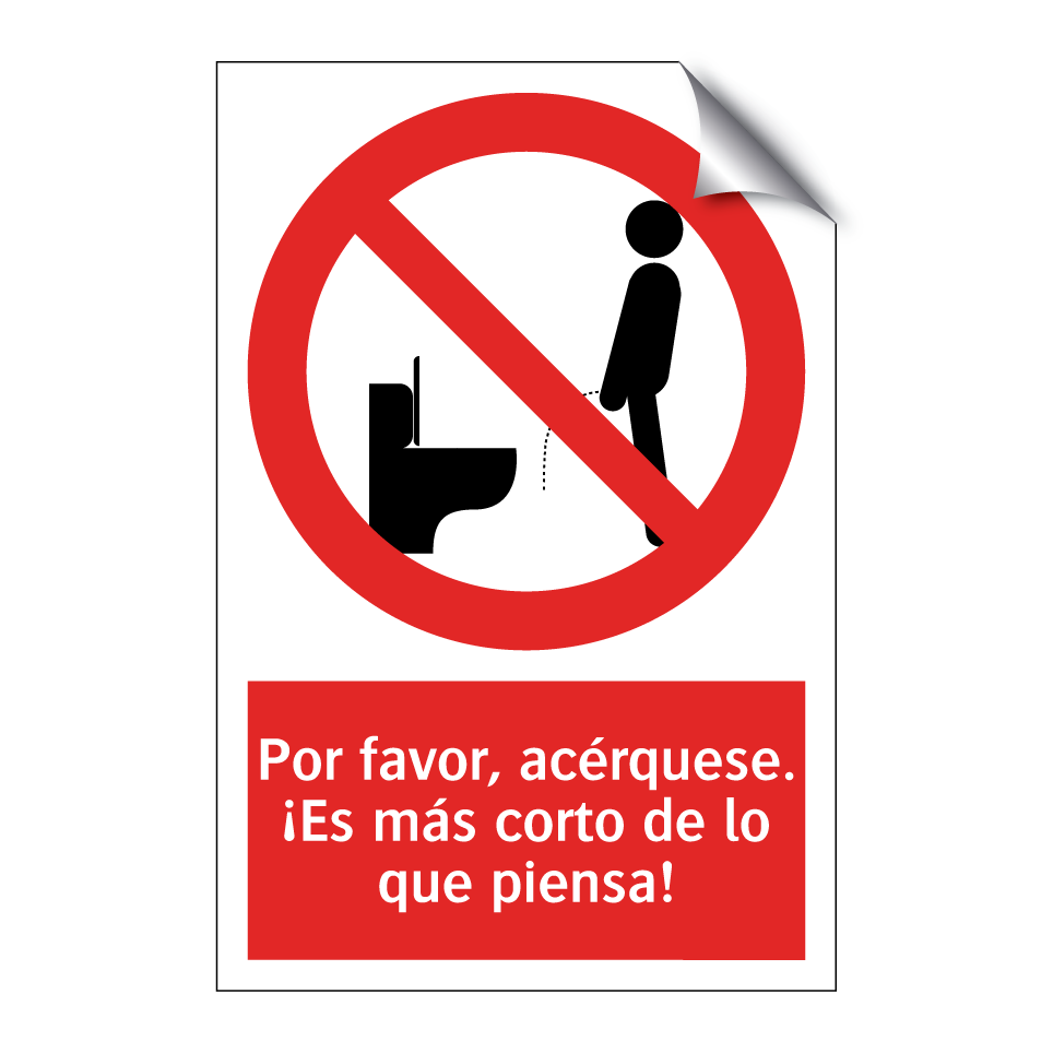 Por favor, acérquese. ¡Es más corto de lo que piensa!
