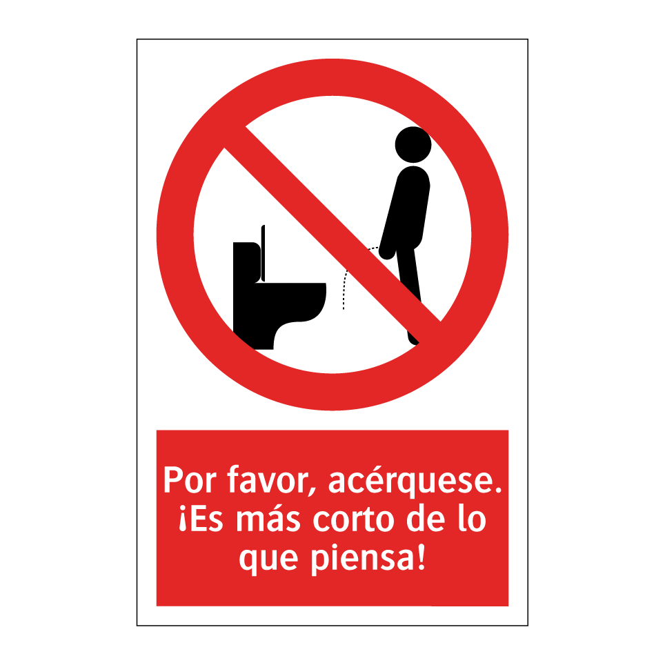 Por favor, acérquese. ¡Es más corto de lo que piensa!