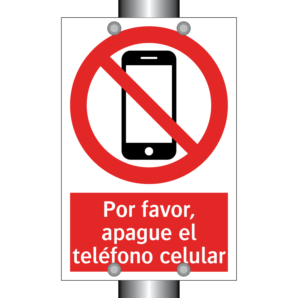 Por favor, apague el teléfono celular