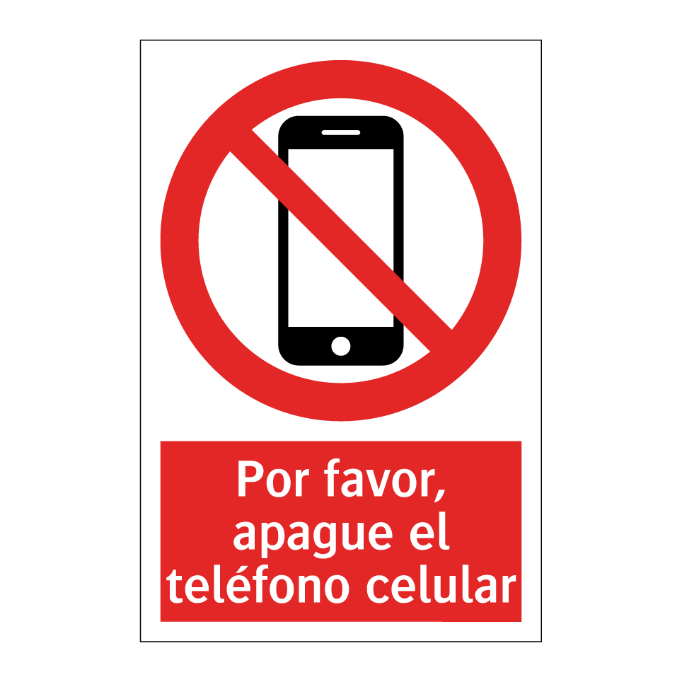 Por favor, apague el teléfono celular
