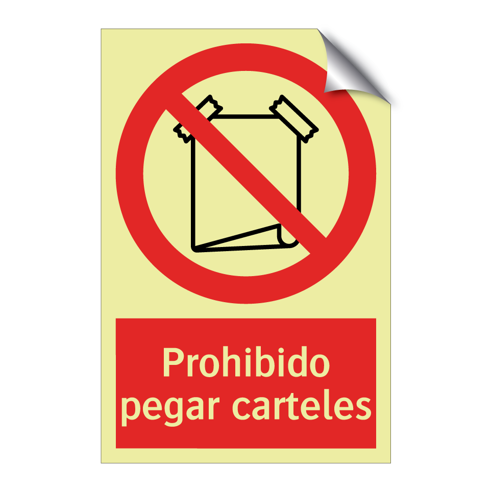 Prohibido pegar carteles
