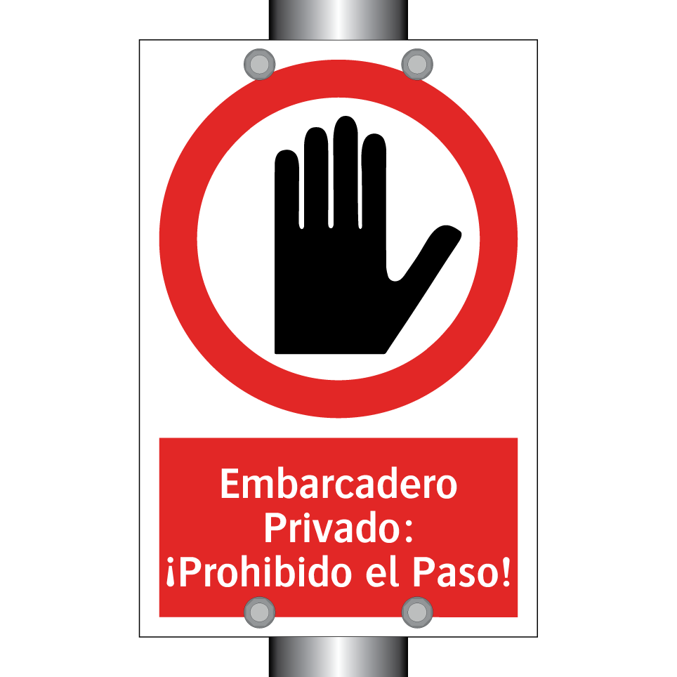 Embarcadero Privado: ¡Prohibido el Paso!