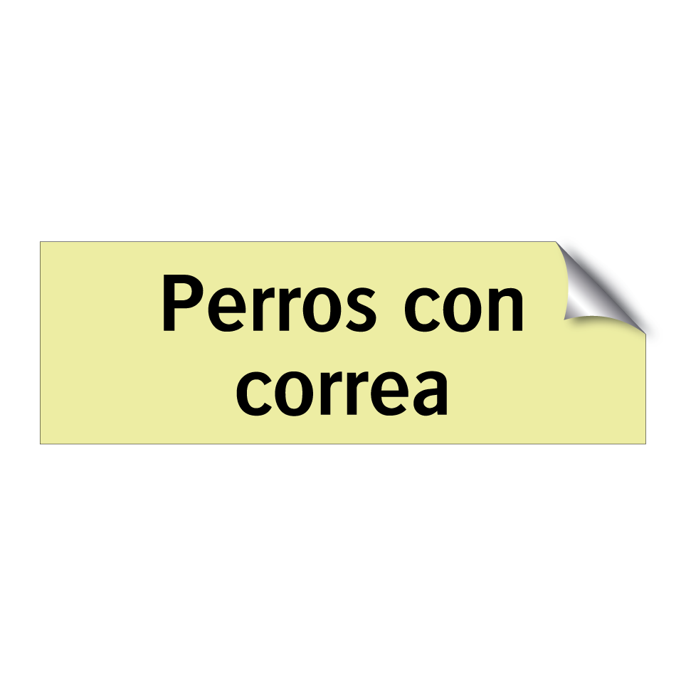 Perros con correa