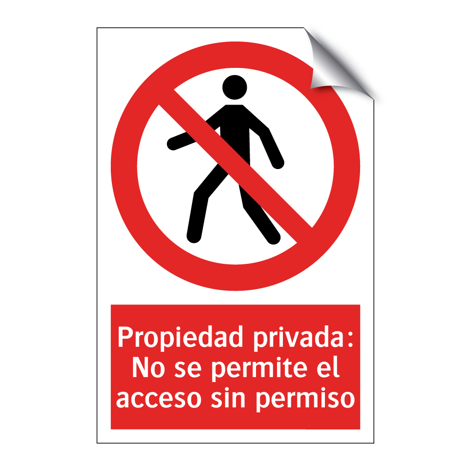Propiedad privada: No se permite el acceso sin permiso