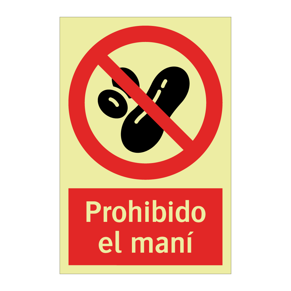 Prohibido el maní