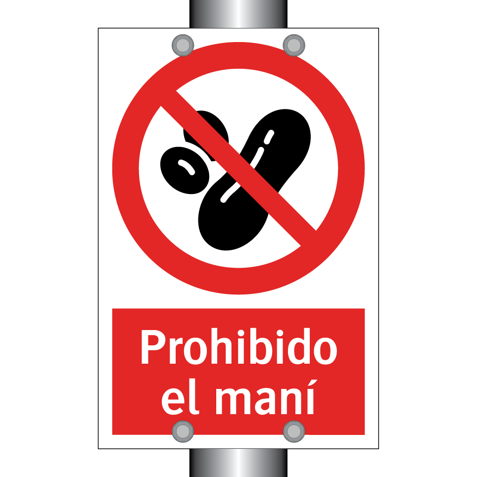 Prohibido el maní