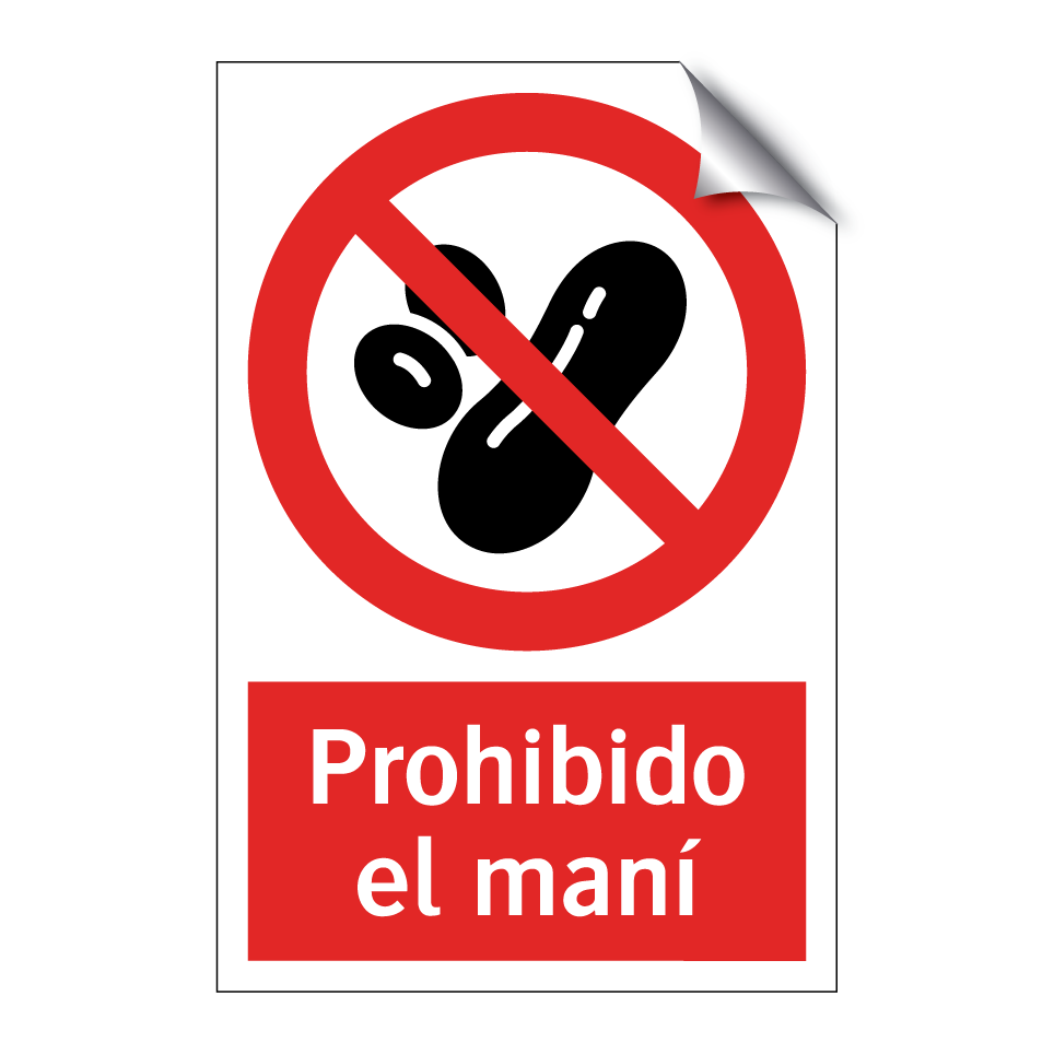 Prohibido el maní