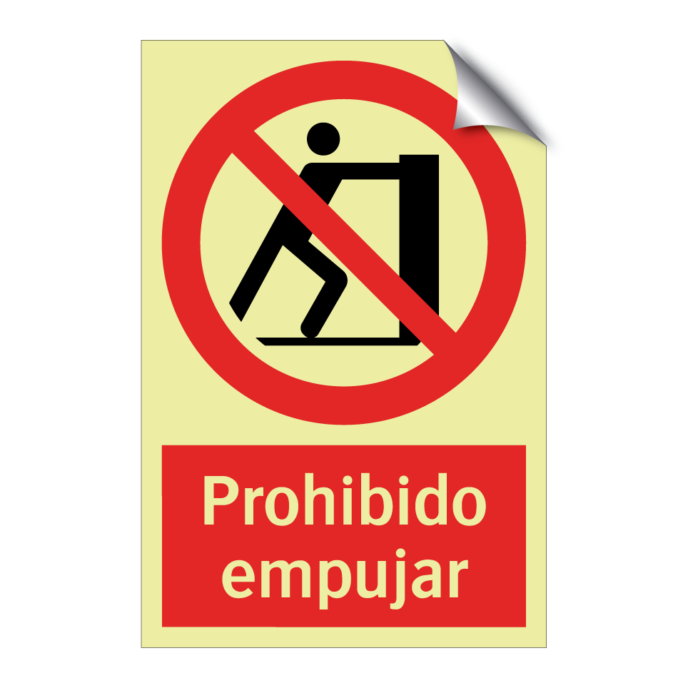 Prohibido empujar