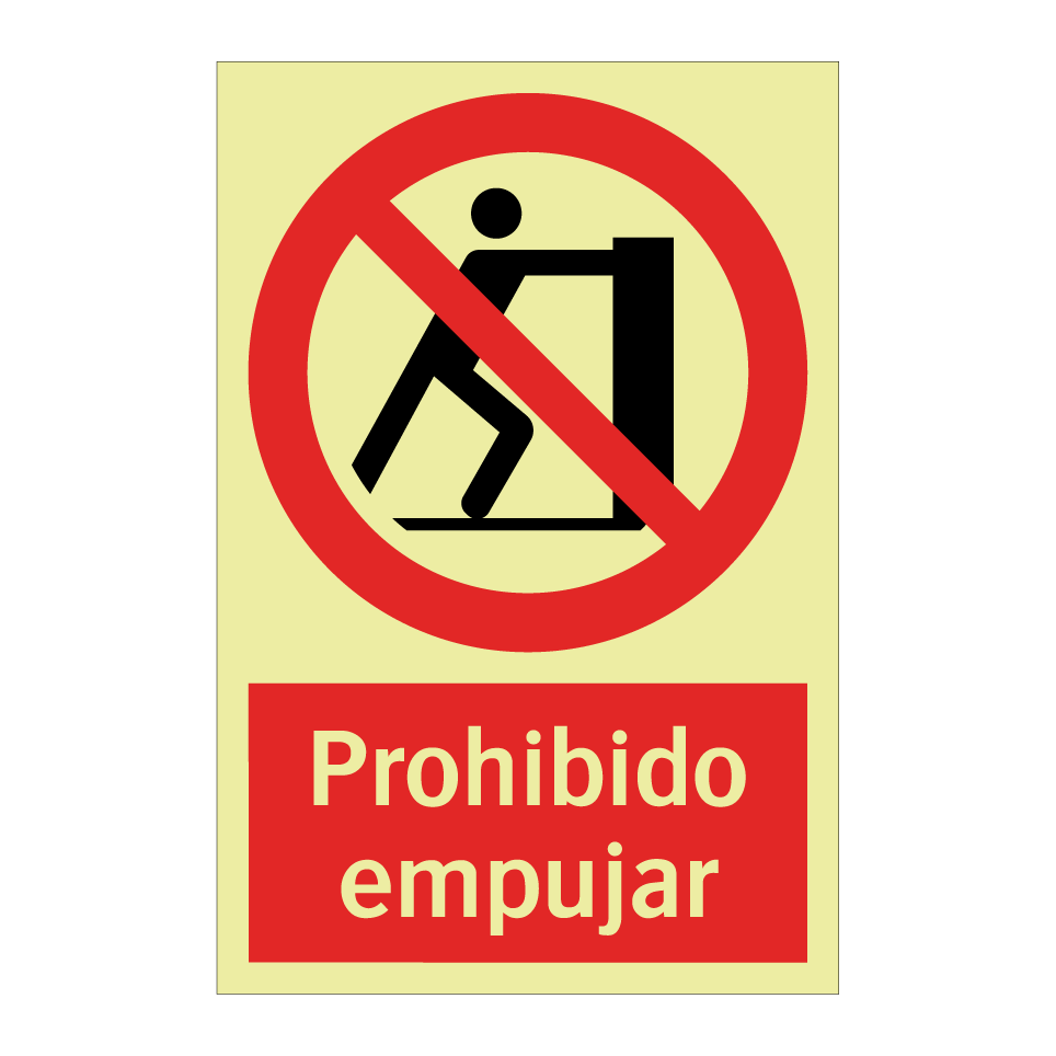 Prohibido empujar