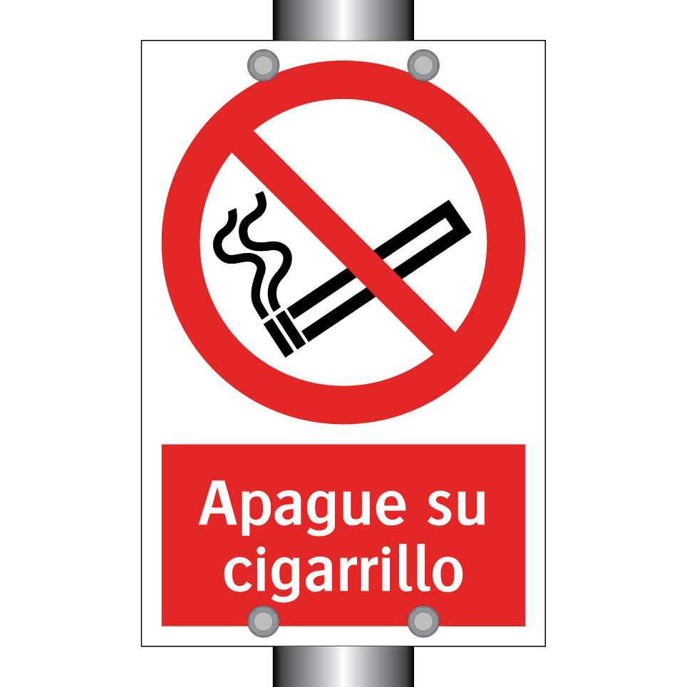 Apague su cigarrillo
