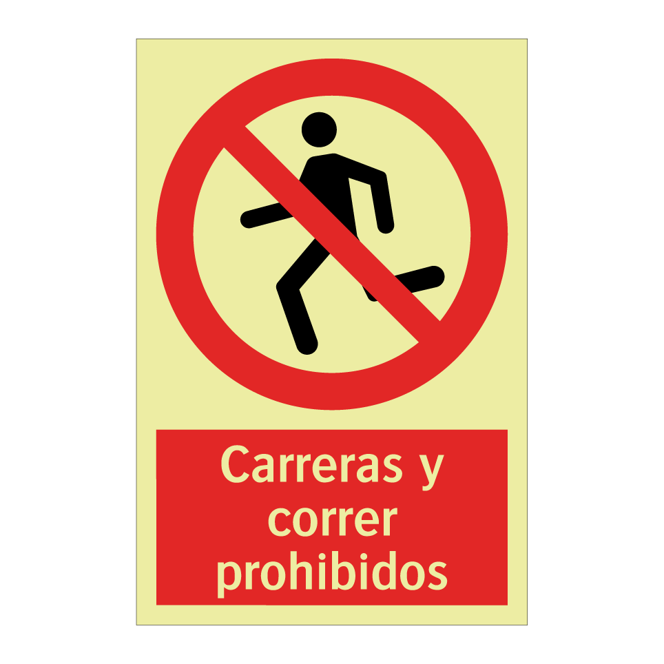Carreras y correr prohibidos