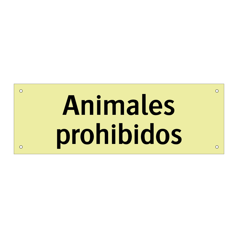 Animales prohibidos