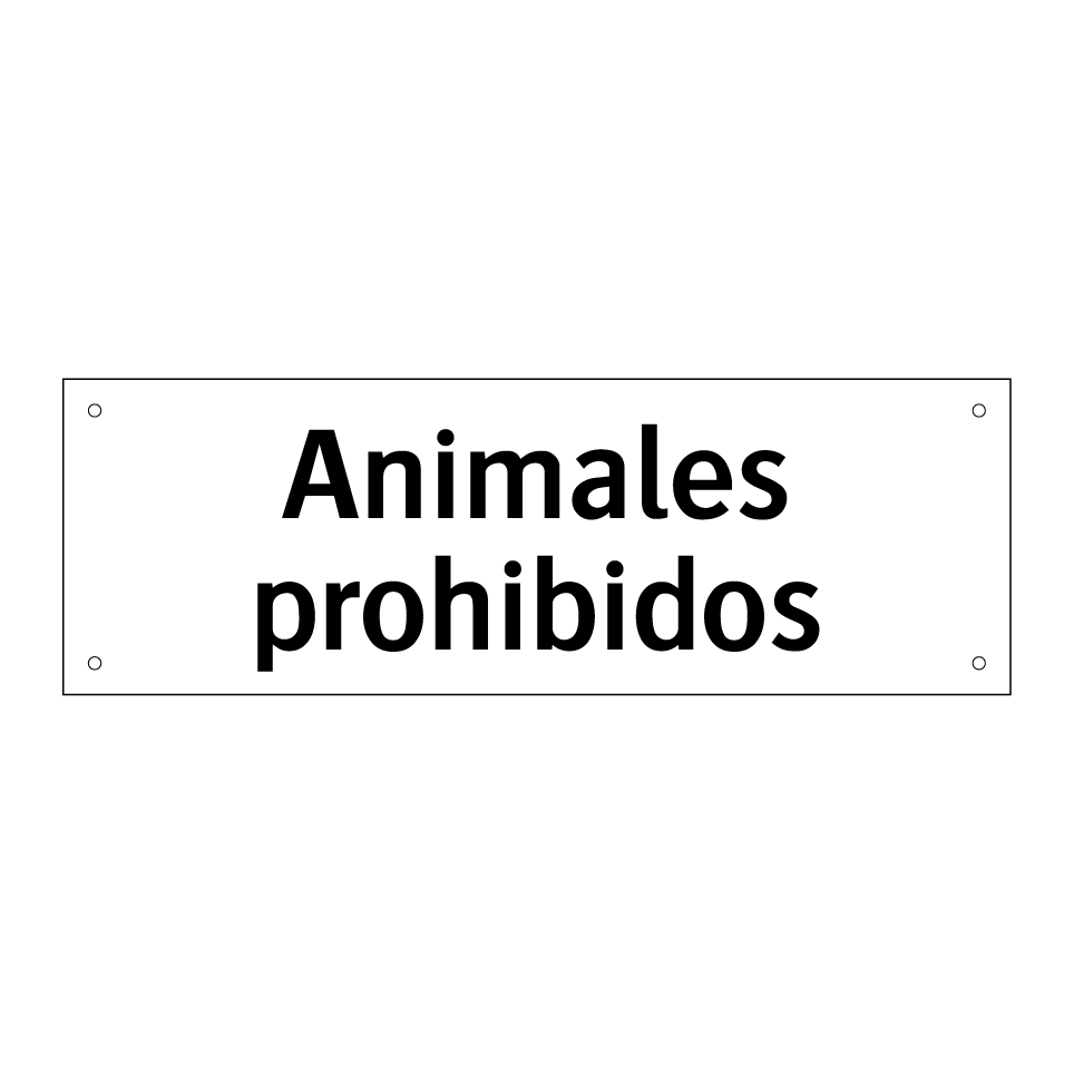 Animales prohibidos