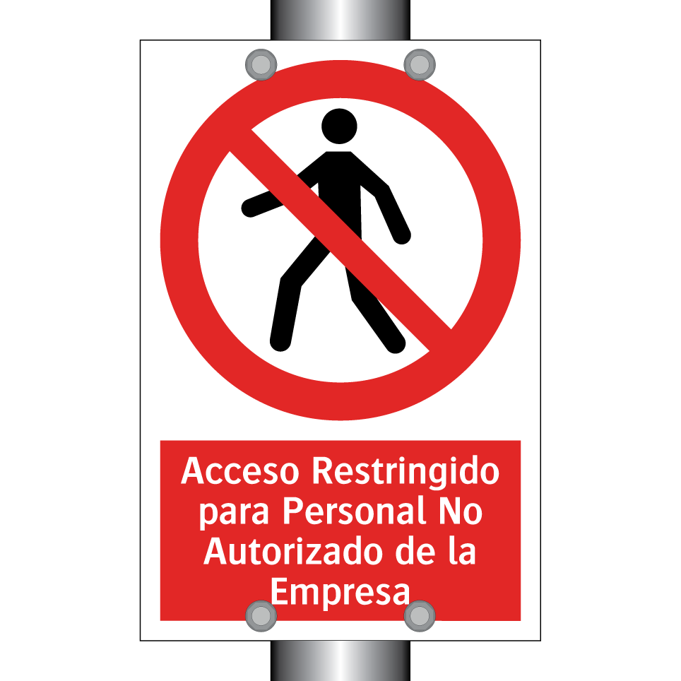 Acceso Restringido para Personal No Autorizado de la Empresa