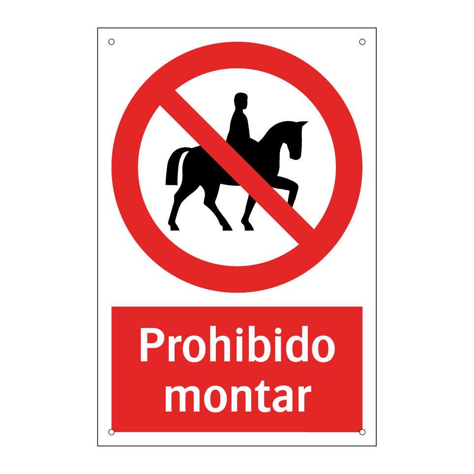 Prohibido montar