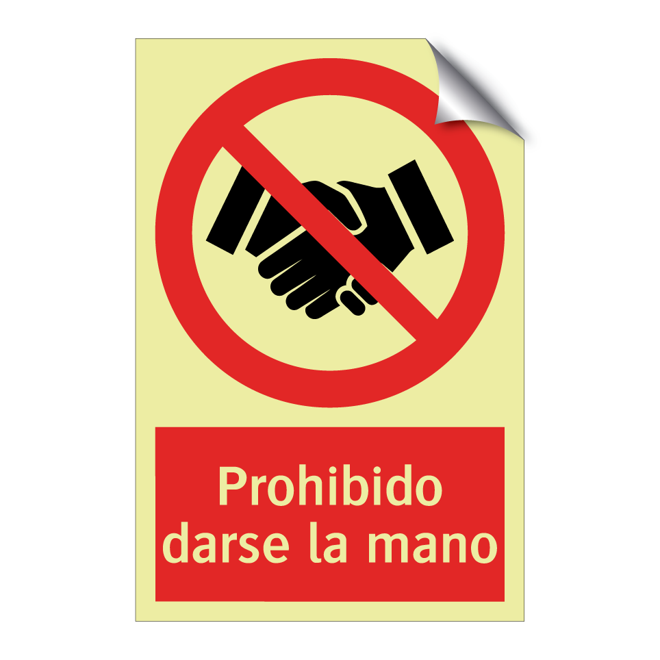 Prohibido darse la mano