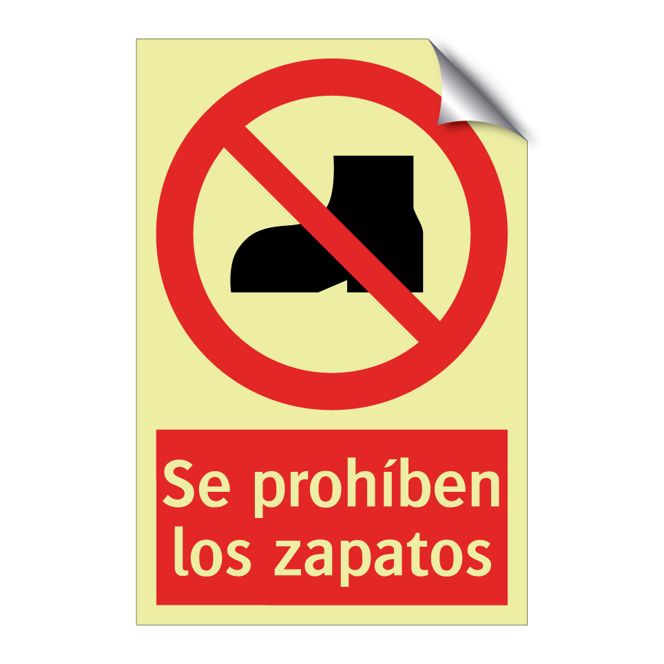 Se prohíben los zapatos