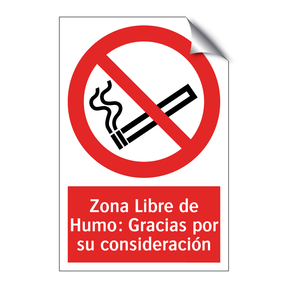 Zona Libre de Humo: Gracias por su consideración