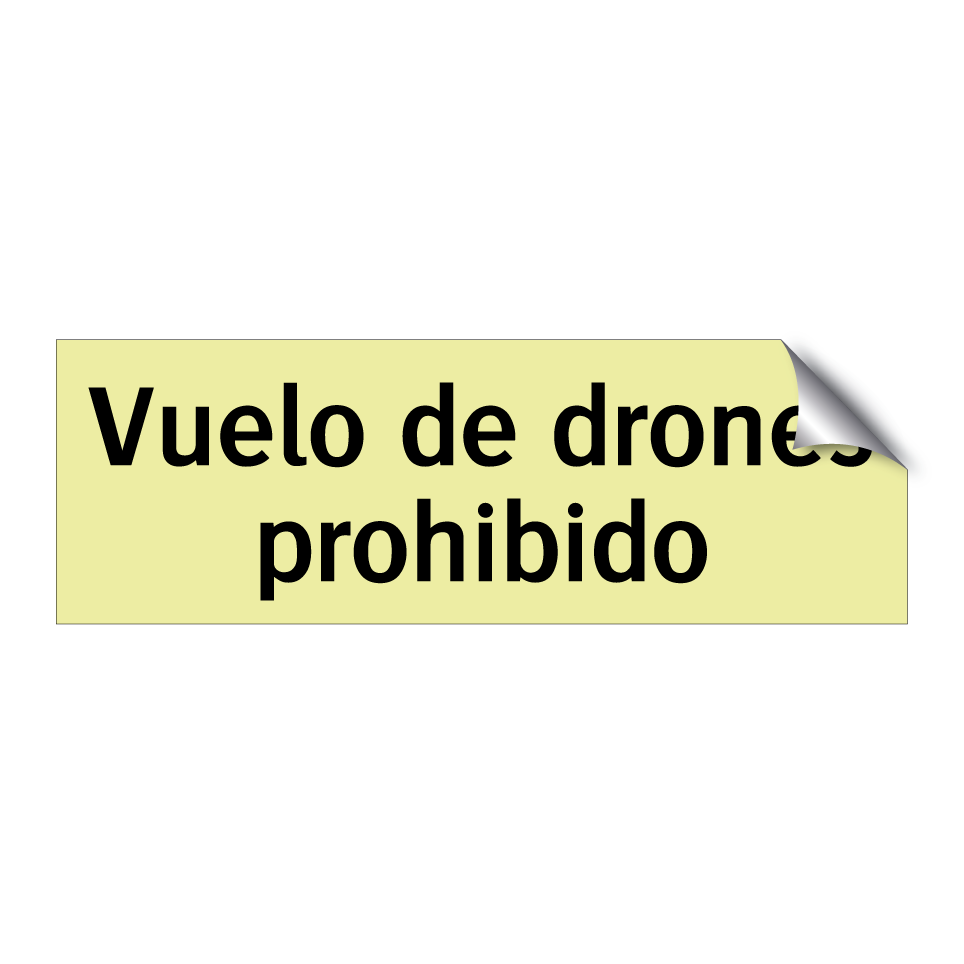 Vuelo de drones prohibido