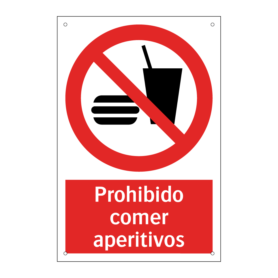 Prohibido comer aperitivos