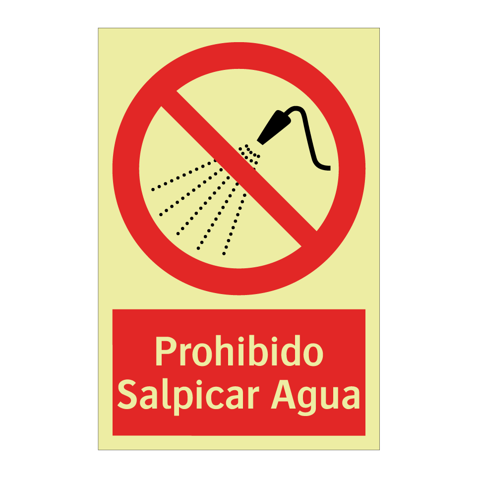 Prohibido Salpicar Agua