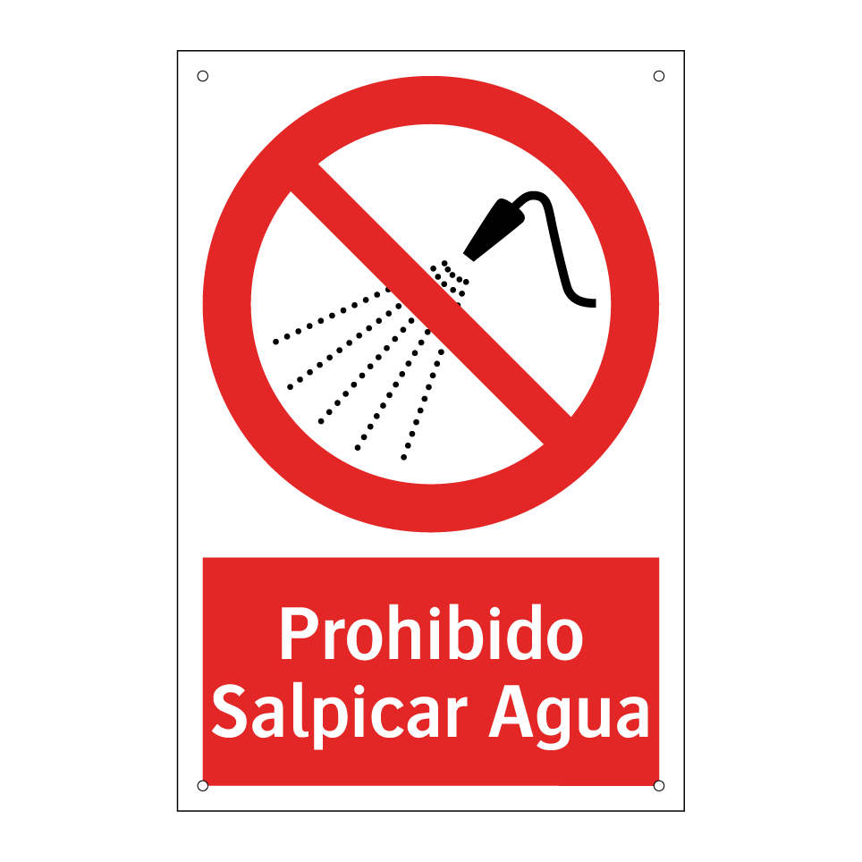 Prohibido Salpicar Agua