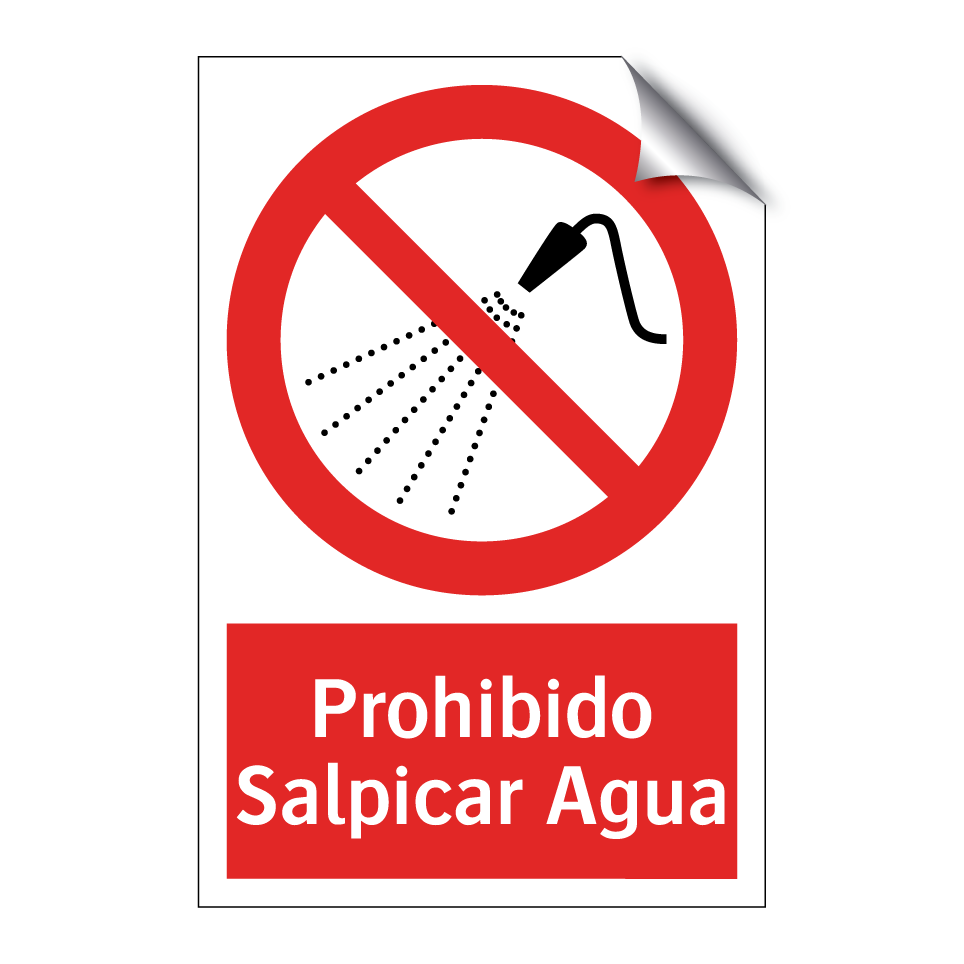 Prohibido Salpicar Agua