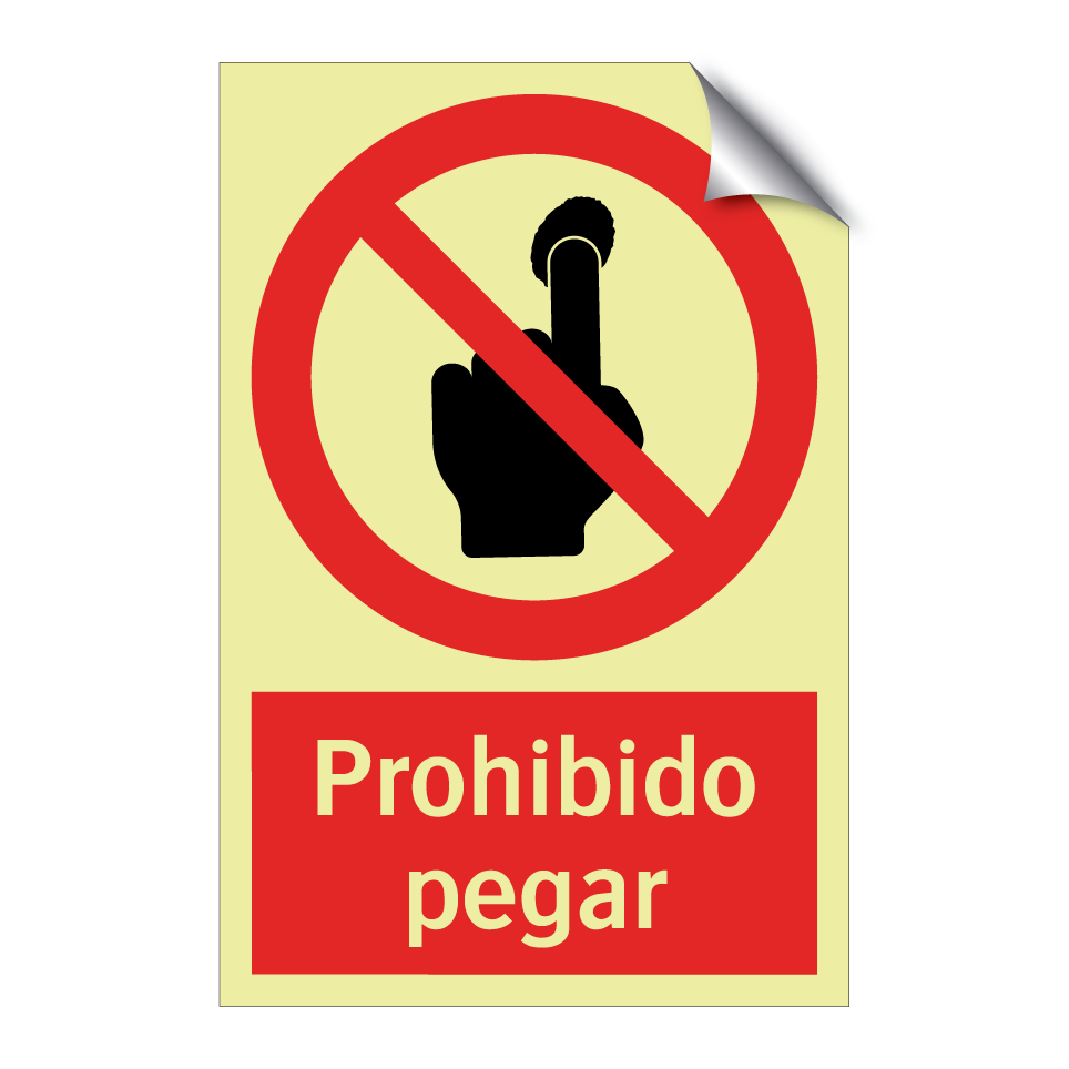 Prohibido pegar