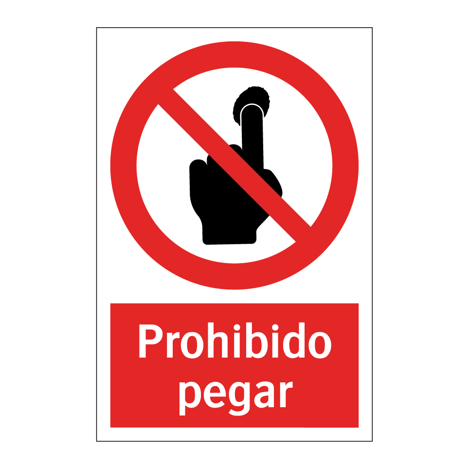 Prohibido pegar
