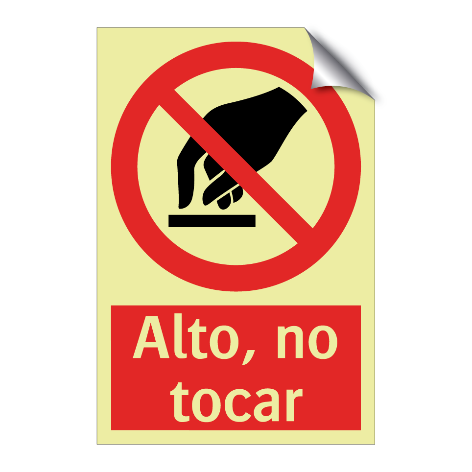 Alto, no tocar