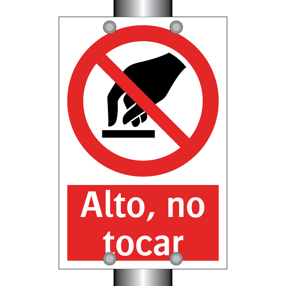 Alto, no tocar