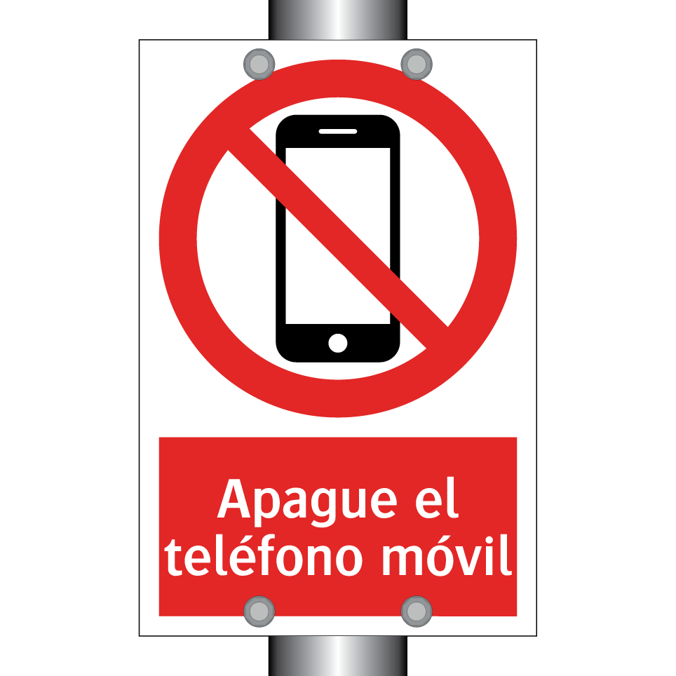 Apague el teléfono móvil