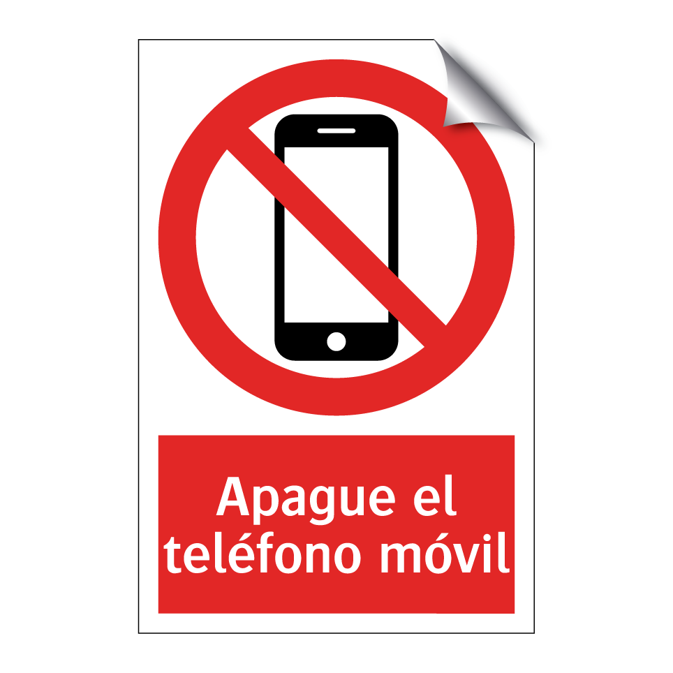 Apague el teléfono móvil