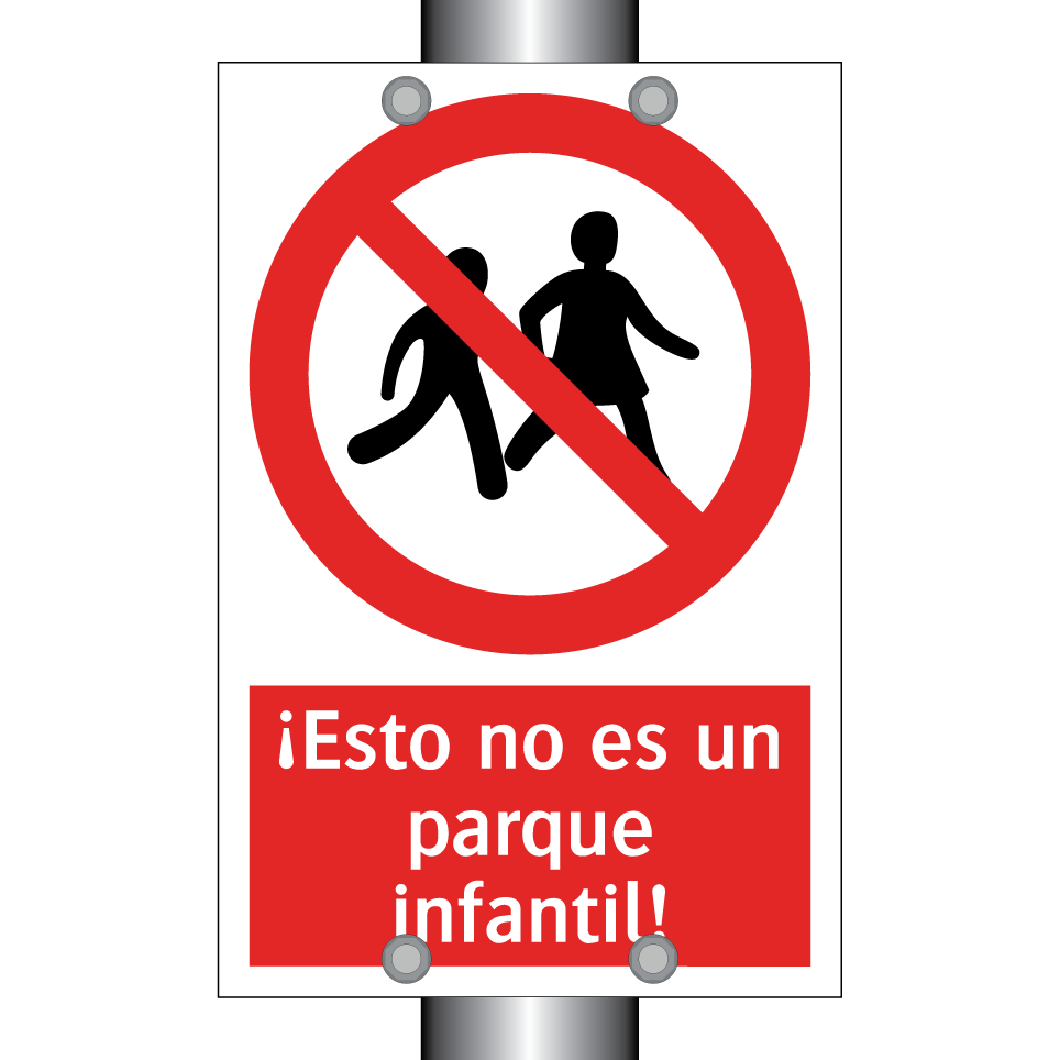 ¡Esto no es un parque infantil!