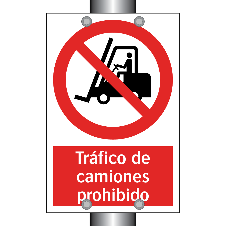 Tráfico de camiones prohibido