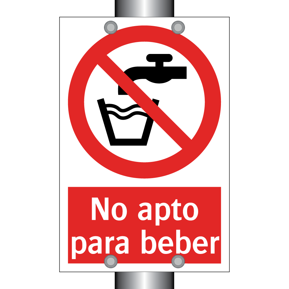 No apto para beber