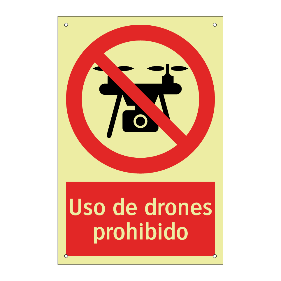 Uso de drones prohibido