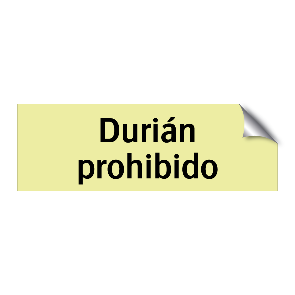 Durián prohibido