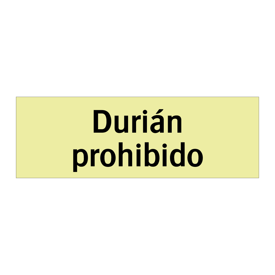 Durián prohibido