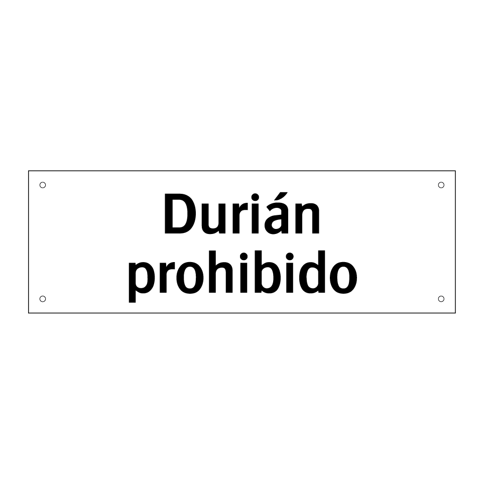 Durián prohibido