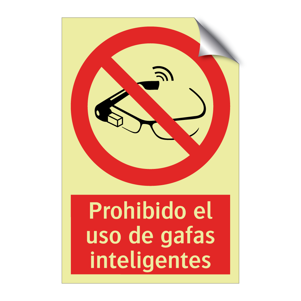 Prohibido el uso de gafas inteligentes