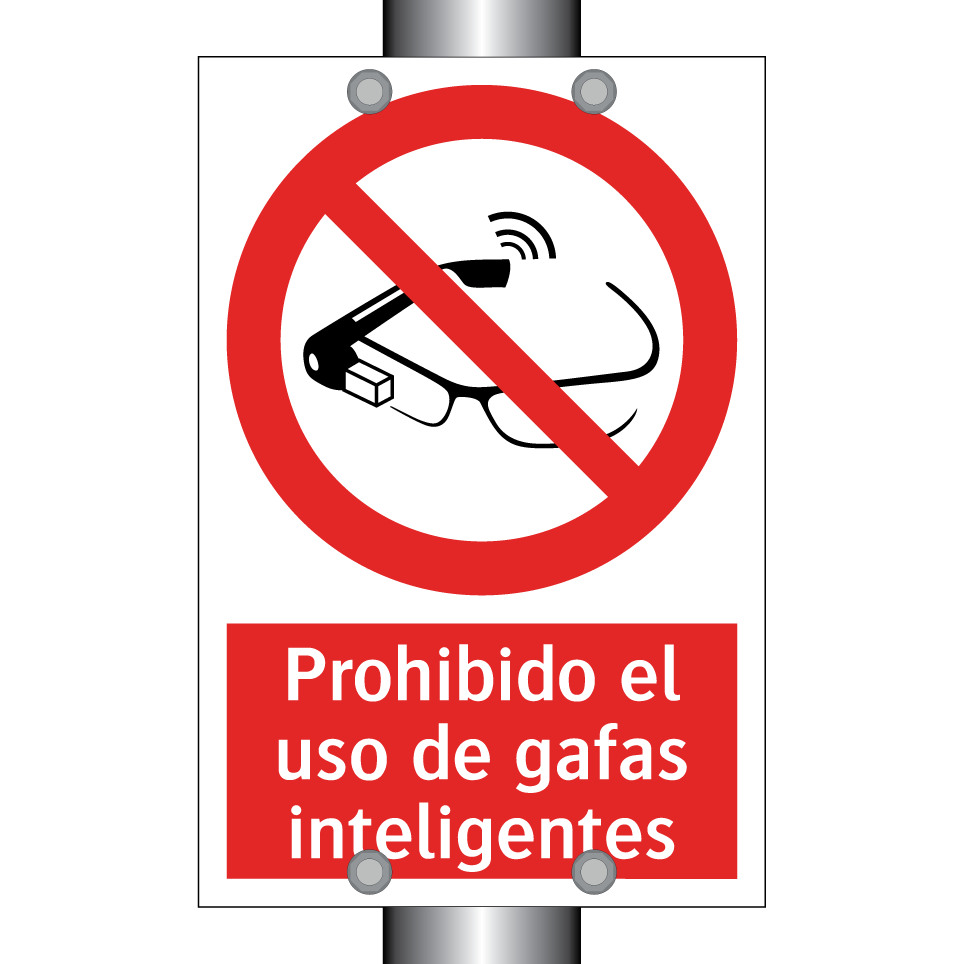 Prohibido el uso de gafas inteligentes