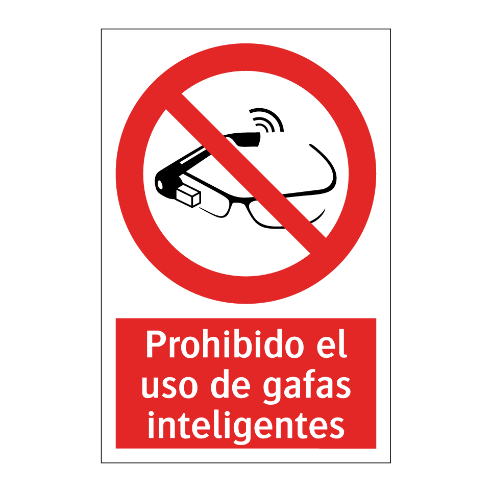 Prohibido el uso de gafas inteligentes