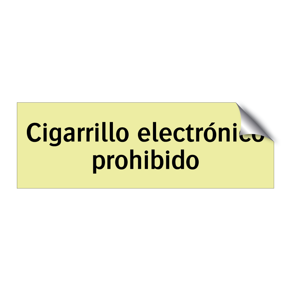Cigarrillo electrónico prohibido